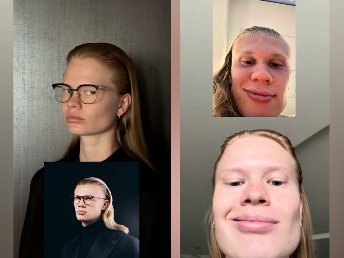 Screen grab of the video shared by the model Russian model Anastasia Kostromina
