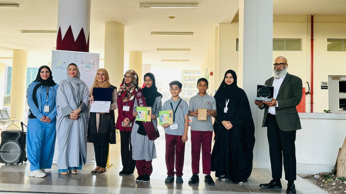 Officials and students during the ceremony.