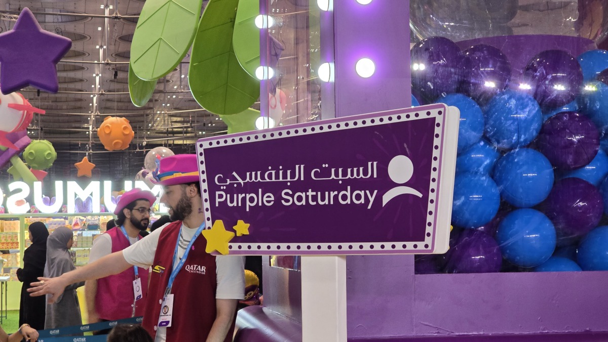 Purple Saturday initiative at Toy Festival. Photo by Hana Ramadan 