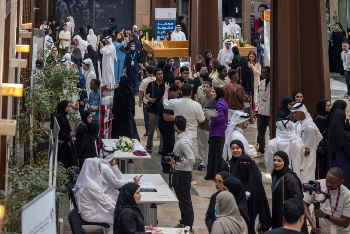 A large number of youth attended the job-shadowing programme.