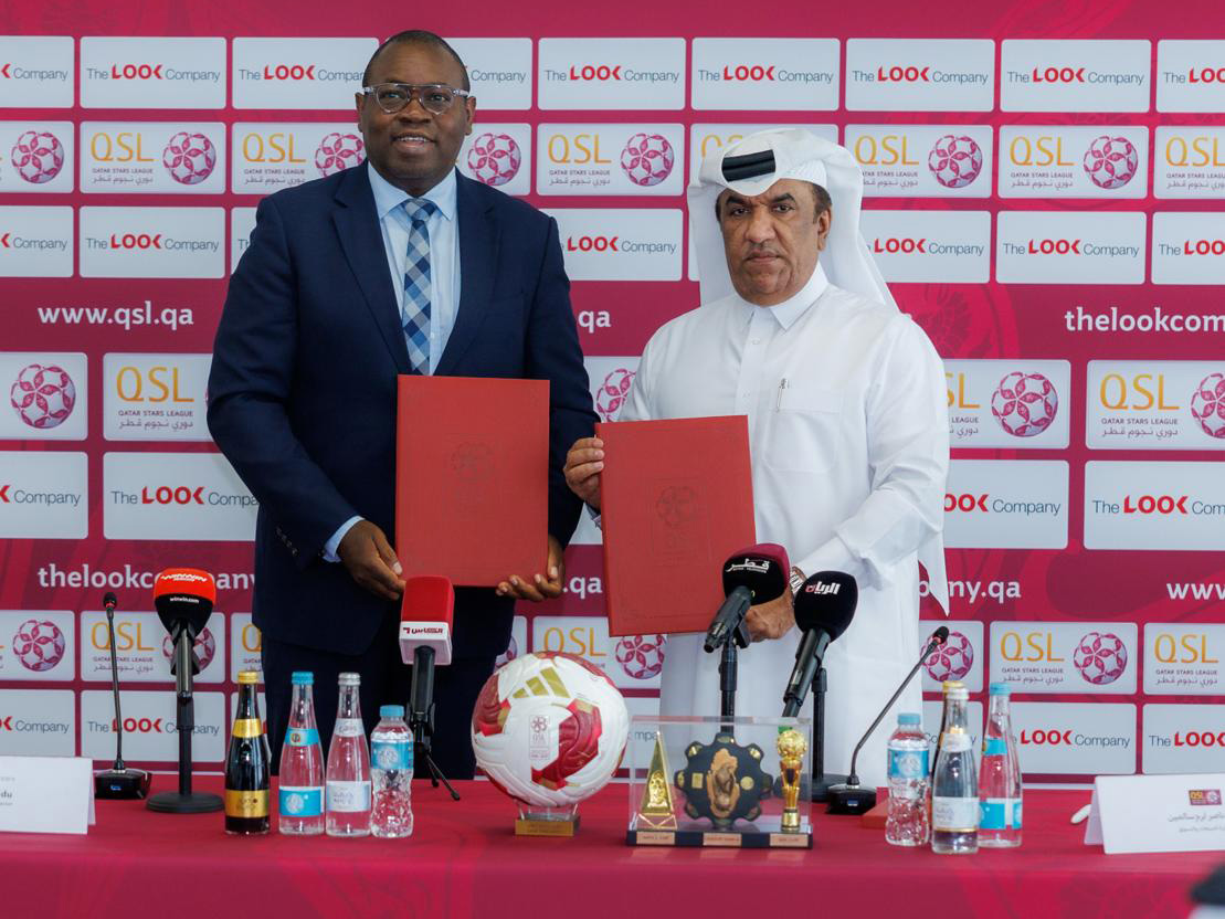 QSL Sales and Marketing Director Nasser Laram Salmeen and The Look Company Sales and Marketing Director Osita Nwandu signed the agreement.