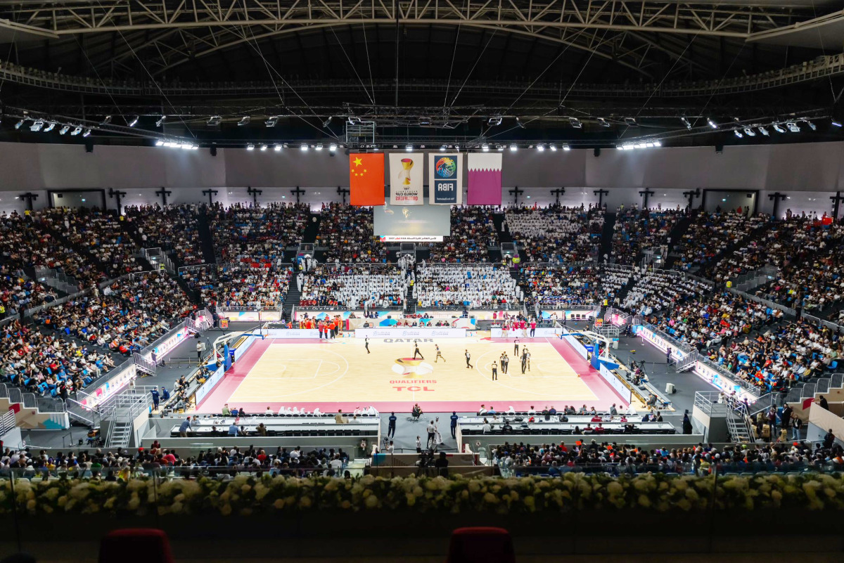 A view of Al Janaoub Arena which opened yesterday with Qatar-China clash. 