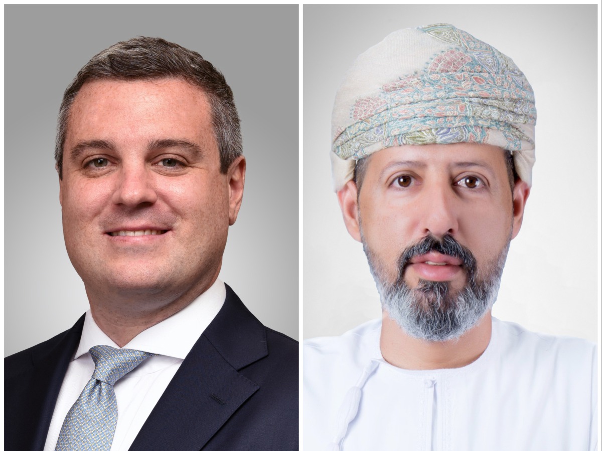 Matthew Kearns (left) and Haitham Al Rawahi.