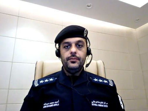 Operations and Emergency Service 999 Officer, Central Operations Department Captain Ahmed Muhammed Al Mutawa 