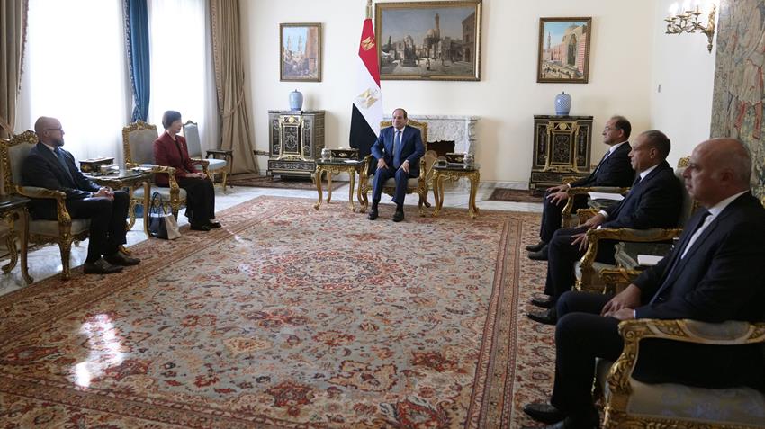 Pic from official website of Egyptian Presidency. 