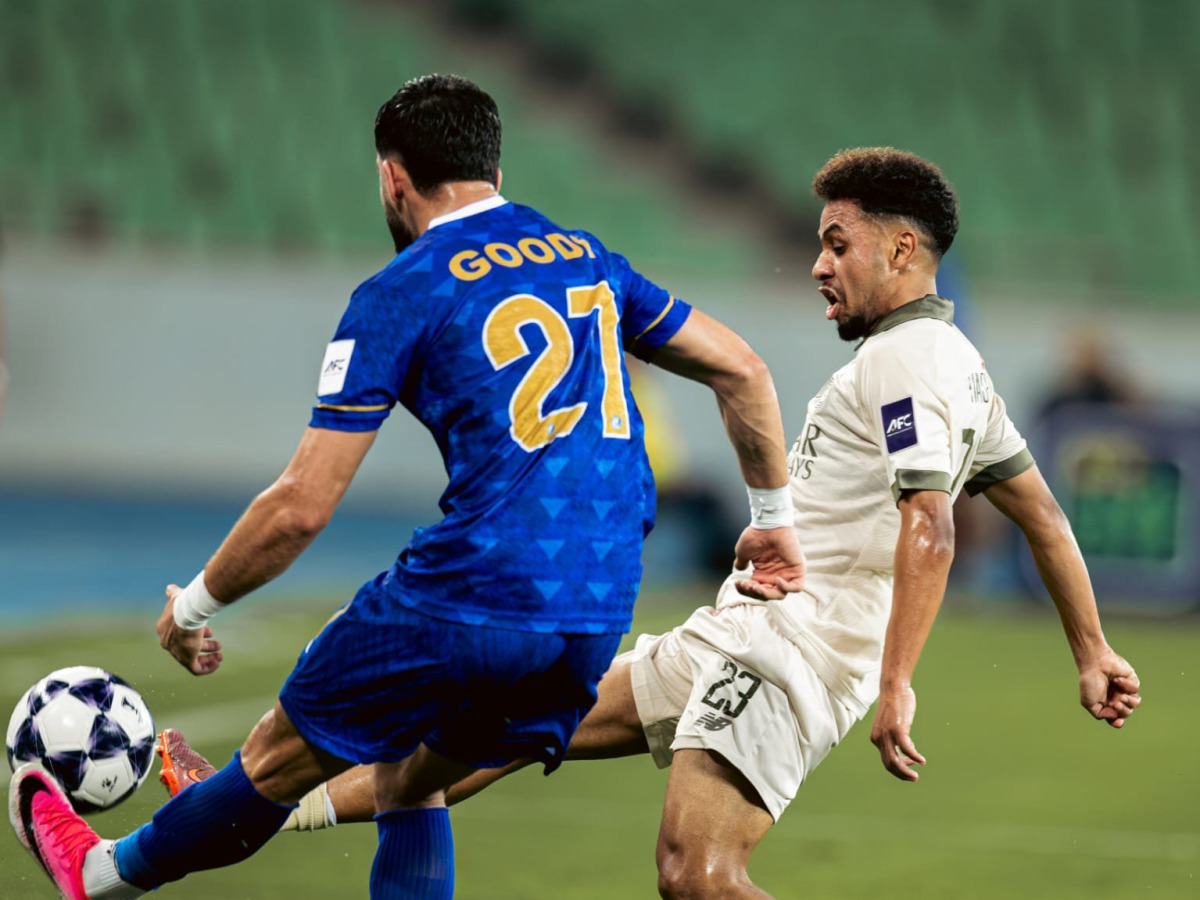 Action during the match between Al Sadd and Esteghlal.  