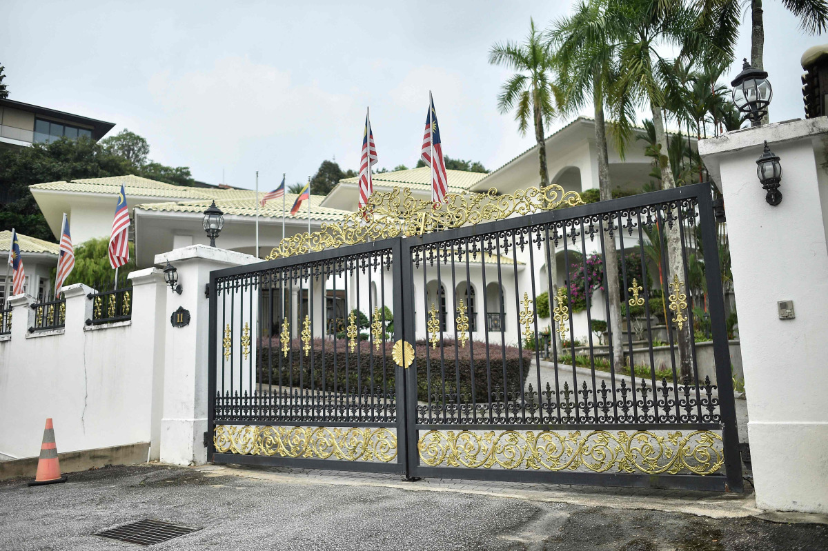 A general view shows the home of Malaysia's former prime minister Najib Razak in Kuala Lumpur on September 19, 2026. (Photo by Arif Kartono / AFP)