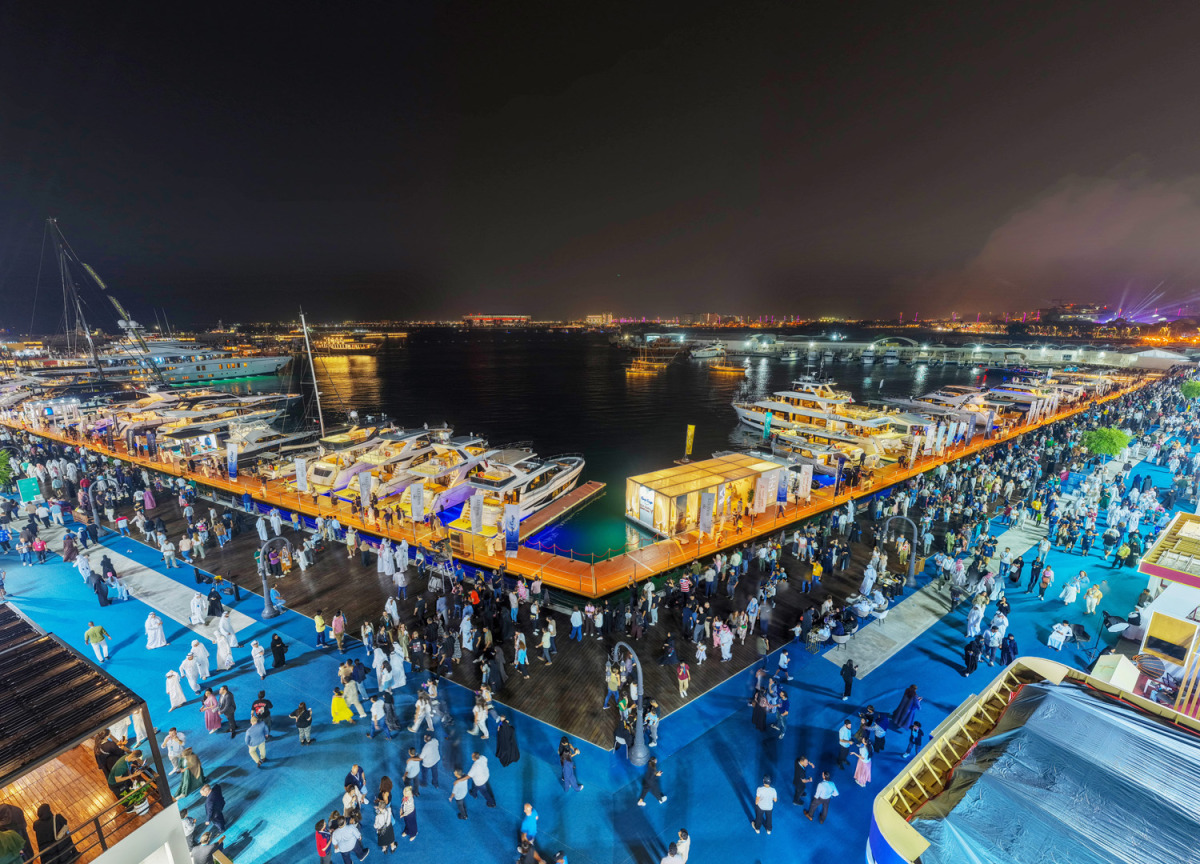 A view of the previous edition of Qatar Boat Show.
