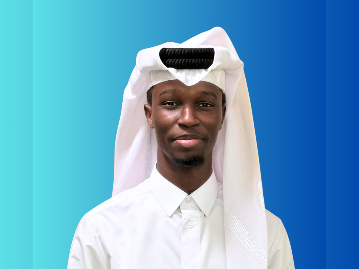Abu Zaid Tunkara, a QIYADA ambassador and Grade 12 student
