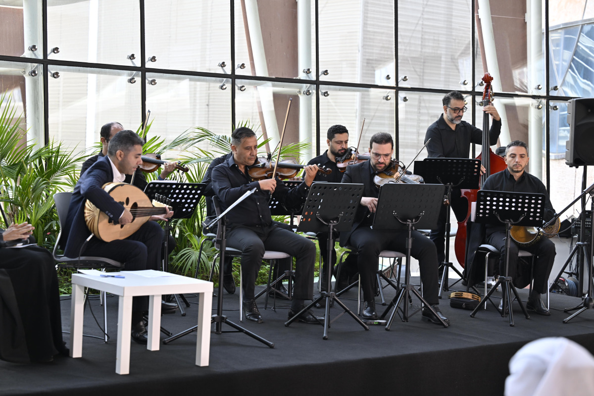 Musicians performing during the event.