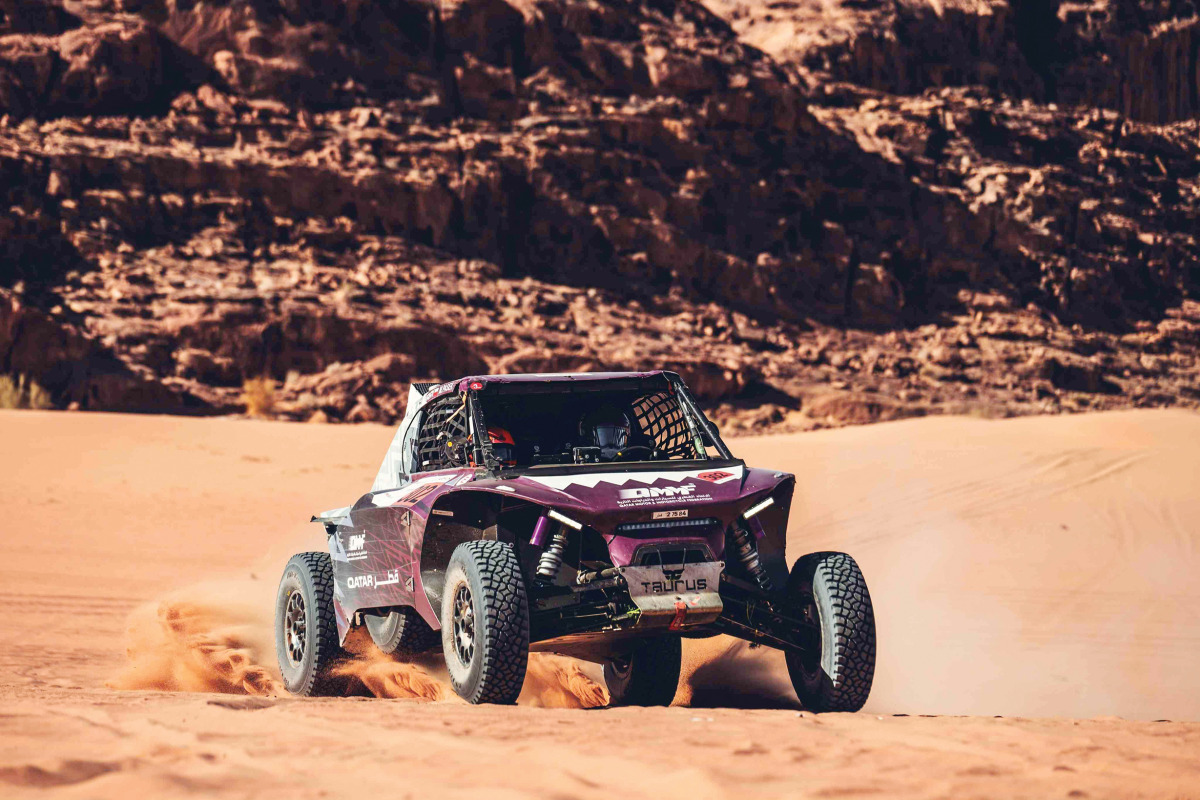 Qatar’s Abdulaziz Al-Kuwari in FIA World Baja Cup action.